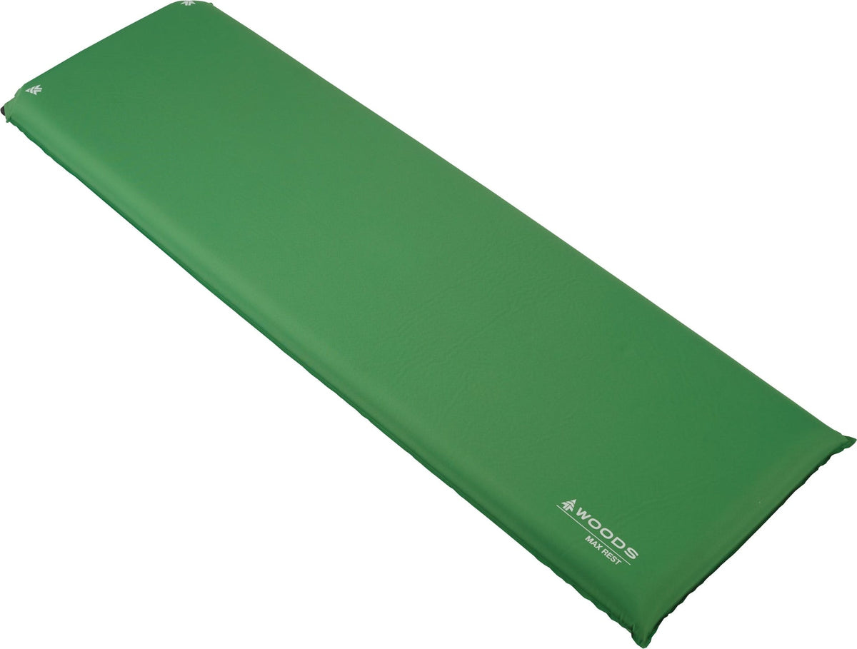 Max Rest Single Self-Inflating Camping Sleeping Pad/Air Mat with Storage Bag, 4-in