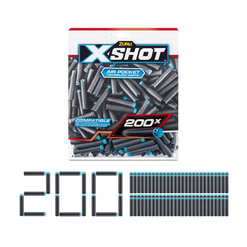 Excel Refill Darts Foilbag, 200-pk, Ages 8+ B1018
