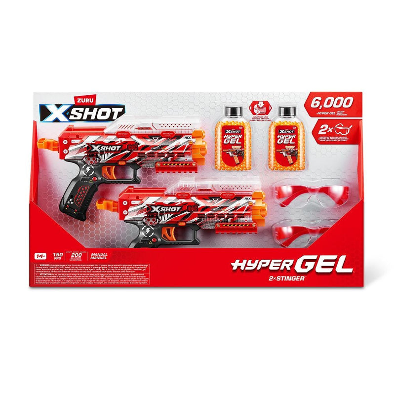 Hyper Gel Stinger Blaster with 6000 Hyper Gel Rounds, 2-Pack U6125