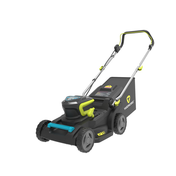 48V 2-in-1 Brushless Push Lawn Mower, 17-in with 4Ah Battery & Charger P6855