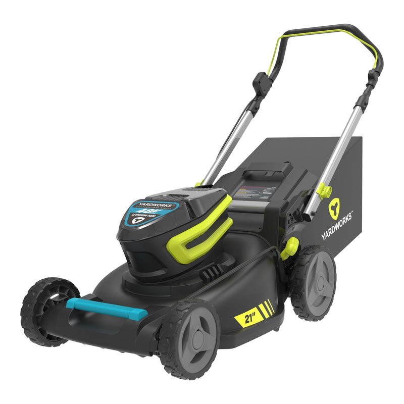 48V 3-in-1 Brushless Push Lawn Mower, 21-in with 6Ah Battery & Charger P6658