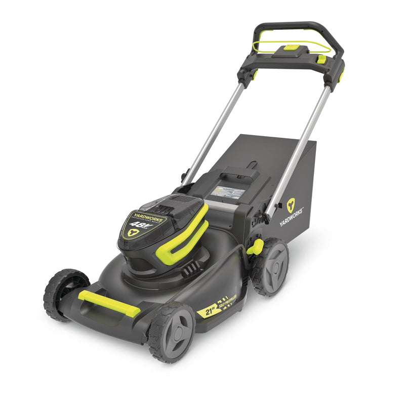 48V 3-in-1 Cordless Brushless Self-Propelled Mower, 21-in with 6Ah Battery & 2Ah Charger K2313