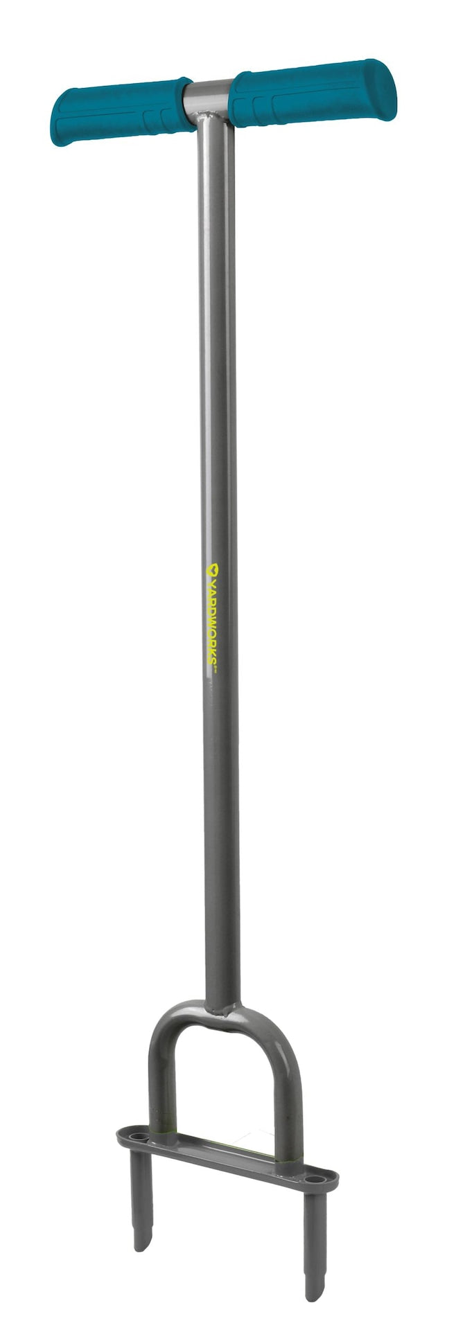 Heavy-Duty 2-Prong Steel Garden Lawn Coring Aerator A7125