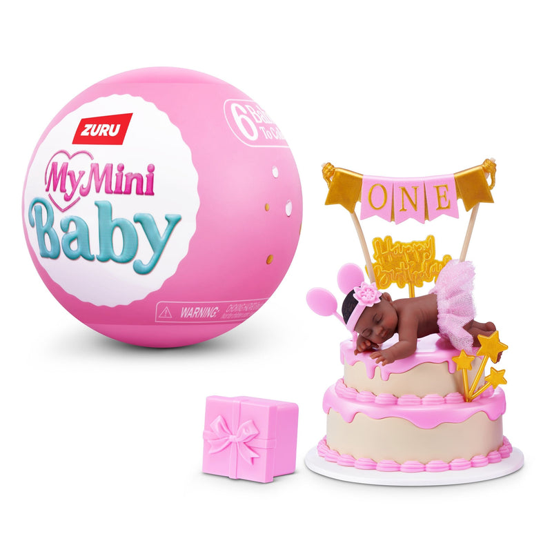 My Mini Baby Series 2 Mystery Playset Capsule for Ages 3+, Assorted Figures R9779